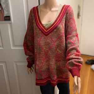 Free People Silverstone Tunic Rare Pink/RoseNWT XL